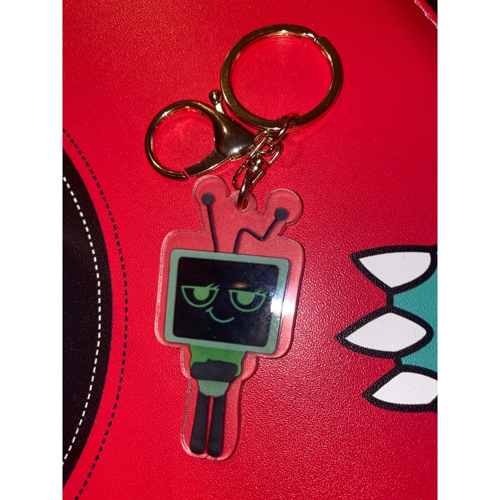 DW Vee Keychain Keyring Acrylic Metal Clasp‎ Charm Dandy's World